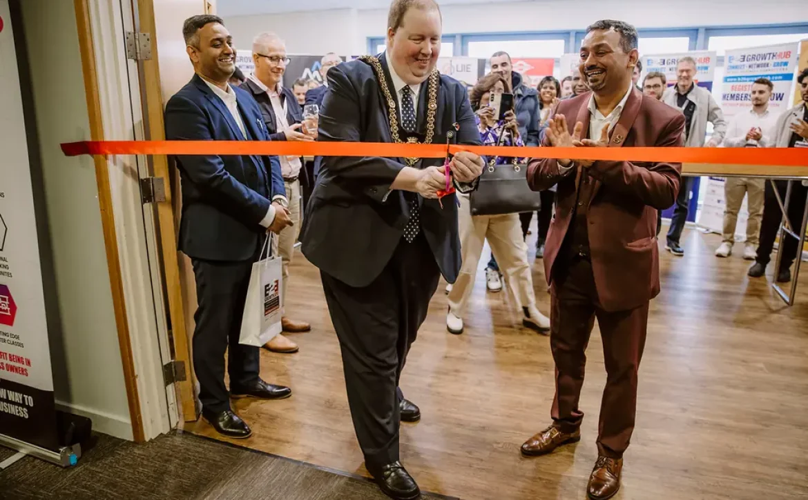 Cardiff Business Expo opening by mayor